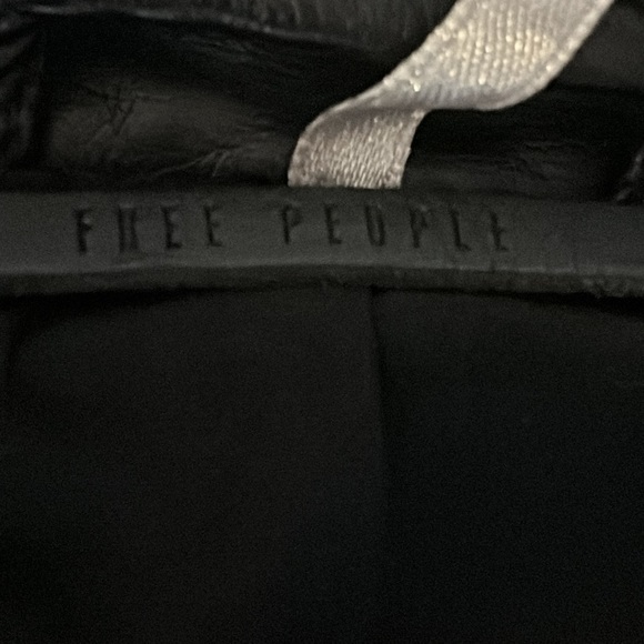 Free People Faux Leather Studded Motorcycle Jacket - Picture 9 of 9